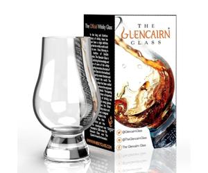 Glencairn Whisky Glass | Official Single Malt Tasting Glass | with Gift Box | Lead-free crystal, 200ml capacity, suits scotch and bourbon - this whiskey glass makes a great gift