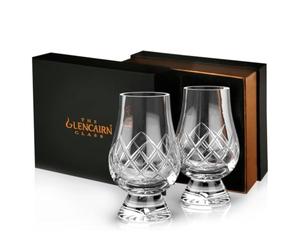 Glencairn Whisky Glasses Set of 2 | Official Tasting Glass | Cut Crystal | Lead-free crystal, 200ml capacity - these whiskey glasses suit single malt, scotch and bourbon whisky