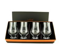 Glencairn Whisky Glasses Set of 4 | Official Tasting Glass | with Gift Box | Lead-free crystal, 200ml capacity, dishwasher safe - suits single malt, scotch and bourbon whiskey
