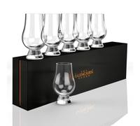 Glencairn Whisky Glasses Set of 6 | Official Tasting Glass | with Gift Box | Lead-free crystal, 200ml capacity - award-winning design for single malt whiskey, scotch and bourbon