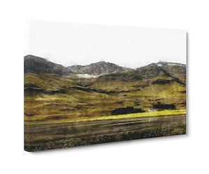 Glencoe In The Scottish Highlands Canvas Wall Art Print 24x16 Inch