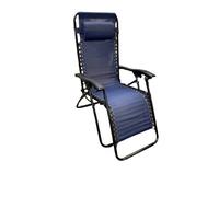 Glendale All Weather Textaline Garden Relaxer Chair - Navy