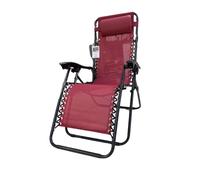 Glendale All Weather Textaline Garden Relaxer Chair - Red