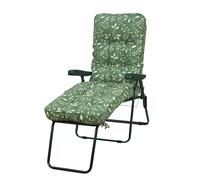 Glendale Deluxe Country Green Lounger - Size: 118 x 58 x 118cm - Wilko