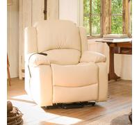 Artemis Home Glendale Electric Riser Recliner with Massage & Heat in Cream Artemis Home Cream