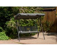 Glendale Garden & Leisure 3 Seater Textaline Hammock - L170 X W110 X H152 Cm - Grey
