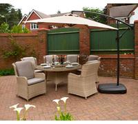Glendale Garden & Leisure 3M Cantilever Parasol - L300 X W300 Cm - Mocha