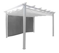 Glendale Garden & Leisure 4M Single Curtain Side For Seville Gazebo - L400 Cm - Grey