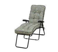 Glendale Deluxe Country Teal Lounger Chair - Grey, Grey