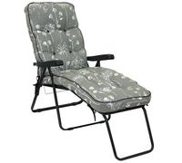 Glendale Deluxe Lounger - Grey, Grey