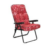 Glendale Garden & Leisure Deluxe Recliner Renaissance - L73 X W58 X H99 Cm - Rouge