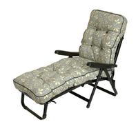 Glendale Garden & Leisure Deluxe Sun Lounger Bed Country - L115 X W65 X H94 Cm - Teal