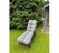 Glendale Garden & Leisure Glendale Sandbanks Grey Deluxe Lounger