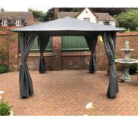 Glendale Highfield 2.5x2.5m Gazebo Grey, Grey
