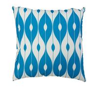 Glendale Garden & Leisure Outdoor Scatter Cushions 12" X 12" Light Blue Pattern