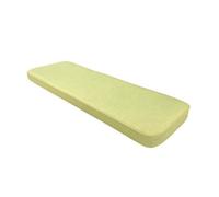 Glendale Garden & Leisure Pistachio Luxury 3 Seater Bench Cushion (Pack Of 4) - L48 X W141 X D5 Cm