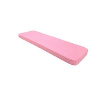 Glendale Garden & Leisure Powder Luxury 3 Seater Bench Cushion (Pack Of 4) - L48 X W141 X D5 Cm - Pink