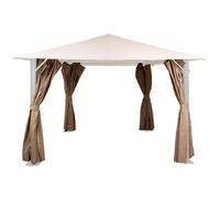Glendale Garden & Leisure Replacement Curtains Set For Venice 2.5 X 2.5M Mocha