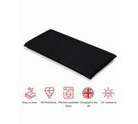 Glendale Garden & Leisure Sp 2 Seater Bench Pad Black-Outdoor Cushion