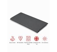 Glendale Garden & Leisure Sp 2 Seater Bench Pad Grey-Outdoor Cushion
