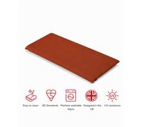 Glendale Garden & Leisure Sp 2 Seater Bench Pad Terracotta
