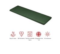 Glendale Garden & Leisure Sp 3 Seater Bench Pad Green-Outdoor Bench Pad