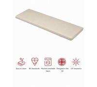 Glendale Garden & Leisure Sp 3 Seater Bench Pad Natural-Outdoor Seater Bench Pad