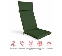 Glendale Garden & Leisure Sp High Back Recliner Pad Green