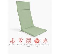 Glendale Garden & Leisure Sp High Back Recliner Pad Lime