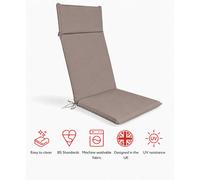 Glendale Garden & Leisure Sp High Back Recliner Pad Taupe