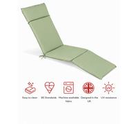 Glendale Garden & Leisure Sp Steamer Cushion Lime-Outdoor Cushion