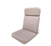 Glendale Garden & Leisure Taupe Luxury High Recliner Cushion (Pack Of 4) - L116 X W49 X D5 Cm