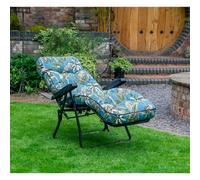 Glendale Garden & Leisure Tropical Deluxe Relaxer - L73 X W58 X H99 Cm - Blue
