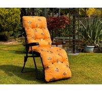 Glendale Garden Relaxer Replacement Cushion | 20 Pattern Options - Autumn Orange