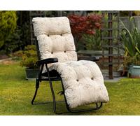 Glendale Garden Relaxer Replacement Cushion | 20 Pattern Options - Cream Flower