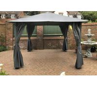Glendale Highfield Gazebo Canopy - Grey - 4m x 3m