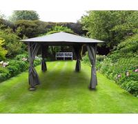 Glendale Highfield Gazebo 3 x 3m - Grey, Grey