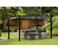 Glendale Seville Gazebo Single Curtain - LIGHT BROWN - 4m x 3m