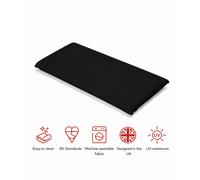 Glendale SP Range 2 Seater Bench Pad Cushion - Black