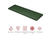 Glendale SP Range 3 Seater Bench Pad Cushion - Green