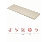 Glendale SP Range 3 Seater Bench Pad Cushion - natural