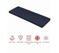 Glendale SP Range 3 Seater Bench Pad Cushion - Navy