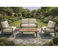 Glendale Toulon 4 Seater Garden Furniture Set with Cushions & Coffee Table