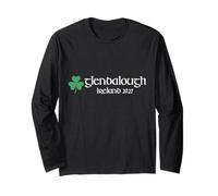 Glendalough Co Wicklow Ireland 2027 Shamrock Long Sleeve T-Shirt