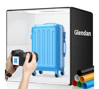 Glendan 24x24 Inch Light Box, Large Light Box with 288 LED Beads, CRI >95, Professional Portable Tent Kit with 6 Color Backdrops for Product Photography