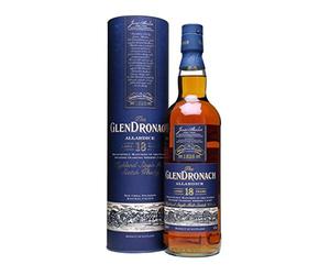 GlenDronach 18 Year Old Allardice Single Malt Scotch Whisky 70 ottle x 2 Pack