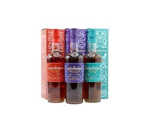 Glendronach - Masters Anthology Collection Single Malt Scotch Whisky 70cl 50.8% ABV Bundle