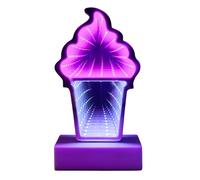 Gleneagles Ice Cream Infinity Light - Neon Sign for Gaming Room. Cute Bedroom Accessory With Stunning Infinity Effect