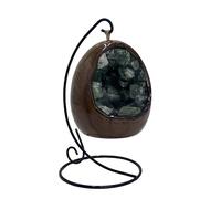 Dinosaur Egg Green Fluorite LED Lamp