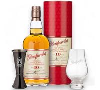 Glenfarclas 10 Year Old Whisky Gift Set 70cl - Includes Glass & Jigger